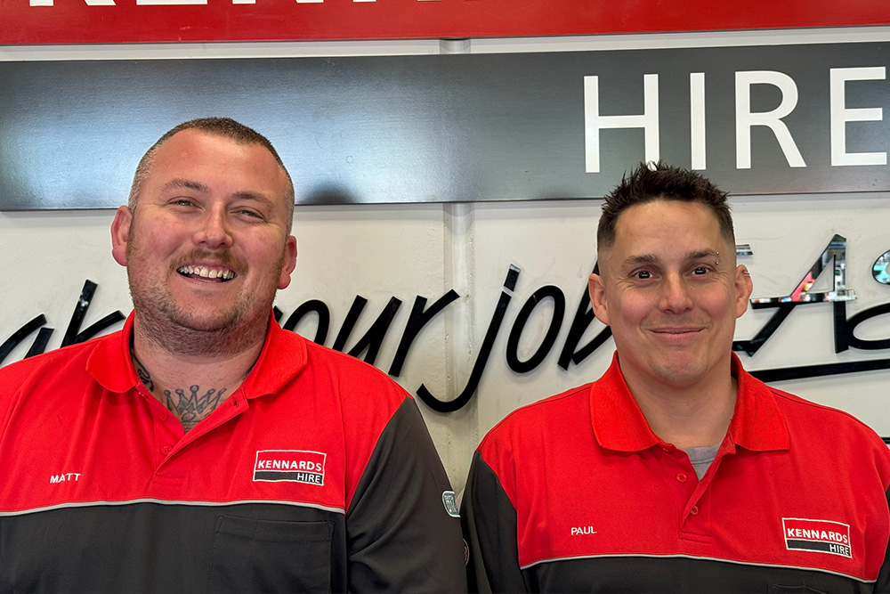 Portrait of Matt Sawyer and Paul Rhodes